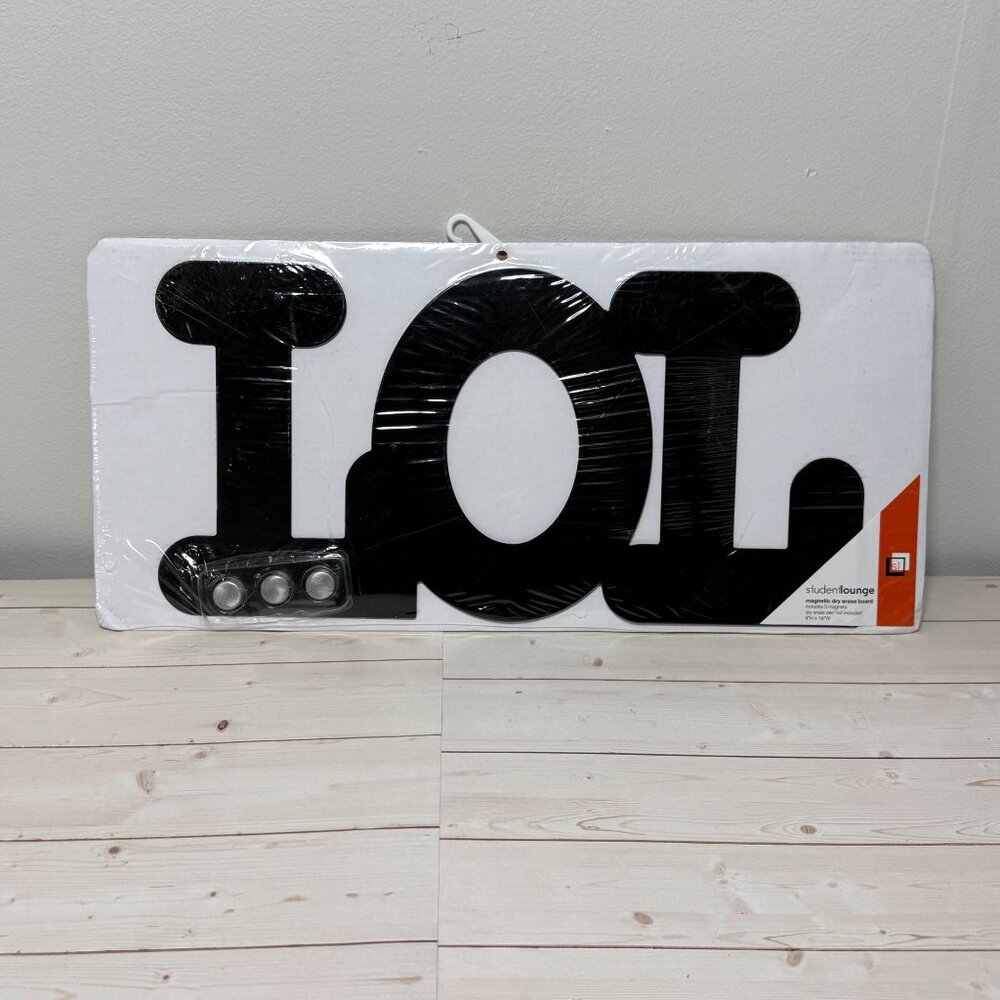 NWT Magnetic Dry Erase Board LOL Home Decor College Student Lounge Dorm Office